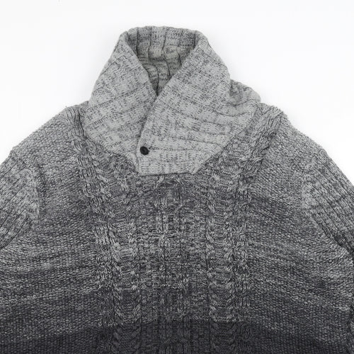 Calvin Klein Mens Black  Knit Pullover Jumper Size XL