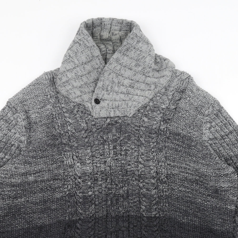 Calvin Klein Mens Black  Knit Pullover Jumper Size XL