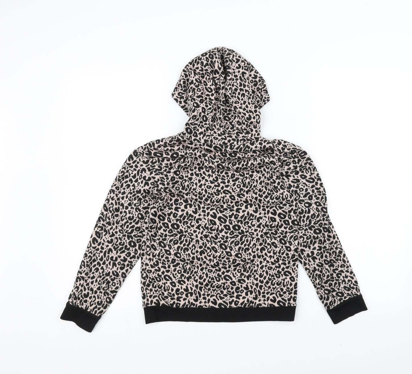 George Girls Pink Animal Print  Pullover Hoodie Size 8-9 Years