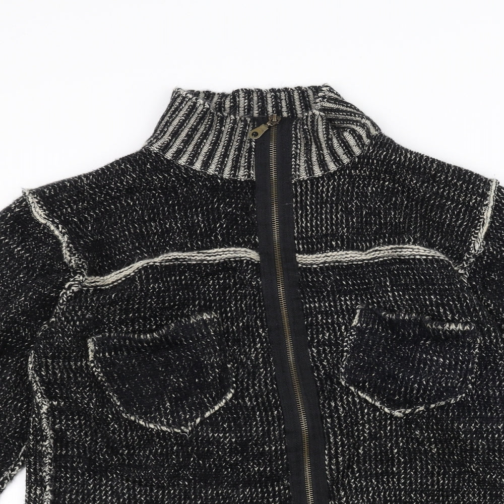 stone republic Womens Black  Knit Jacket  Size M