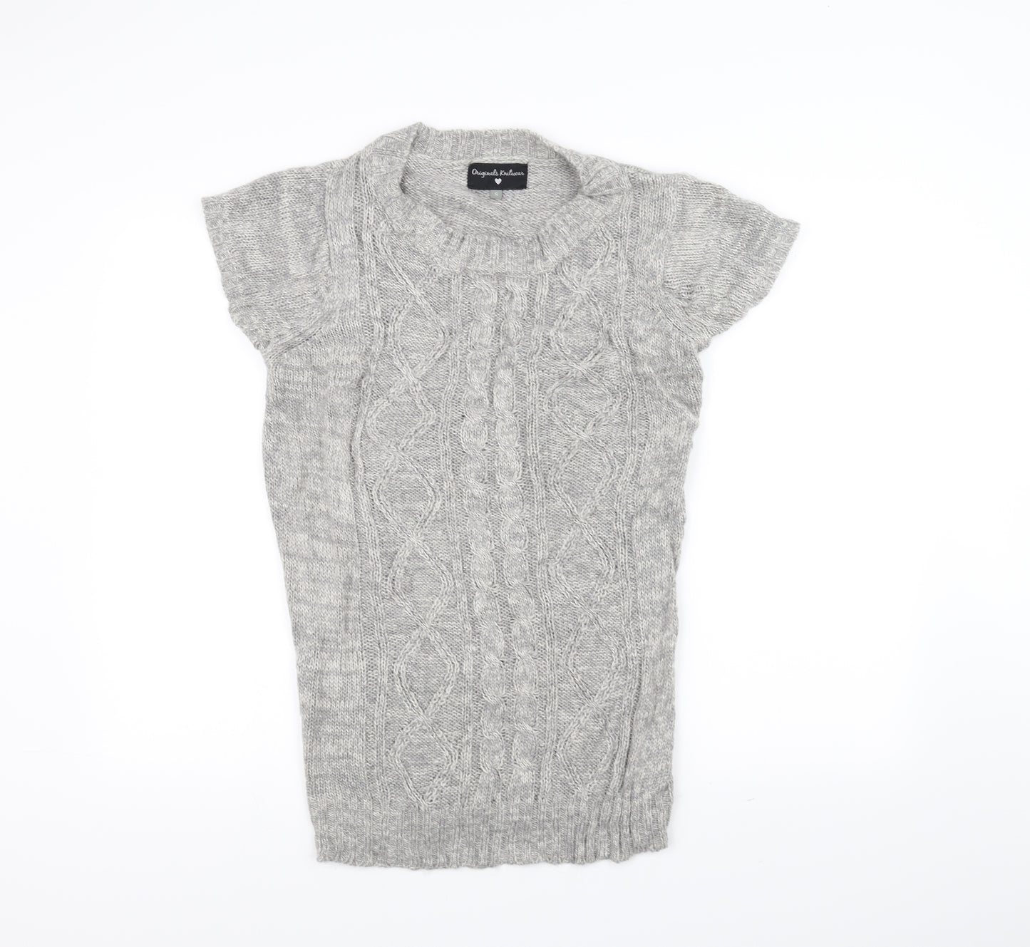original knitwear Womens Grey   Pullover Jumper Size S