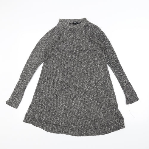 Boohoo Womens Grey   A-Line  Size 10