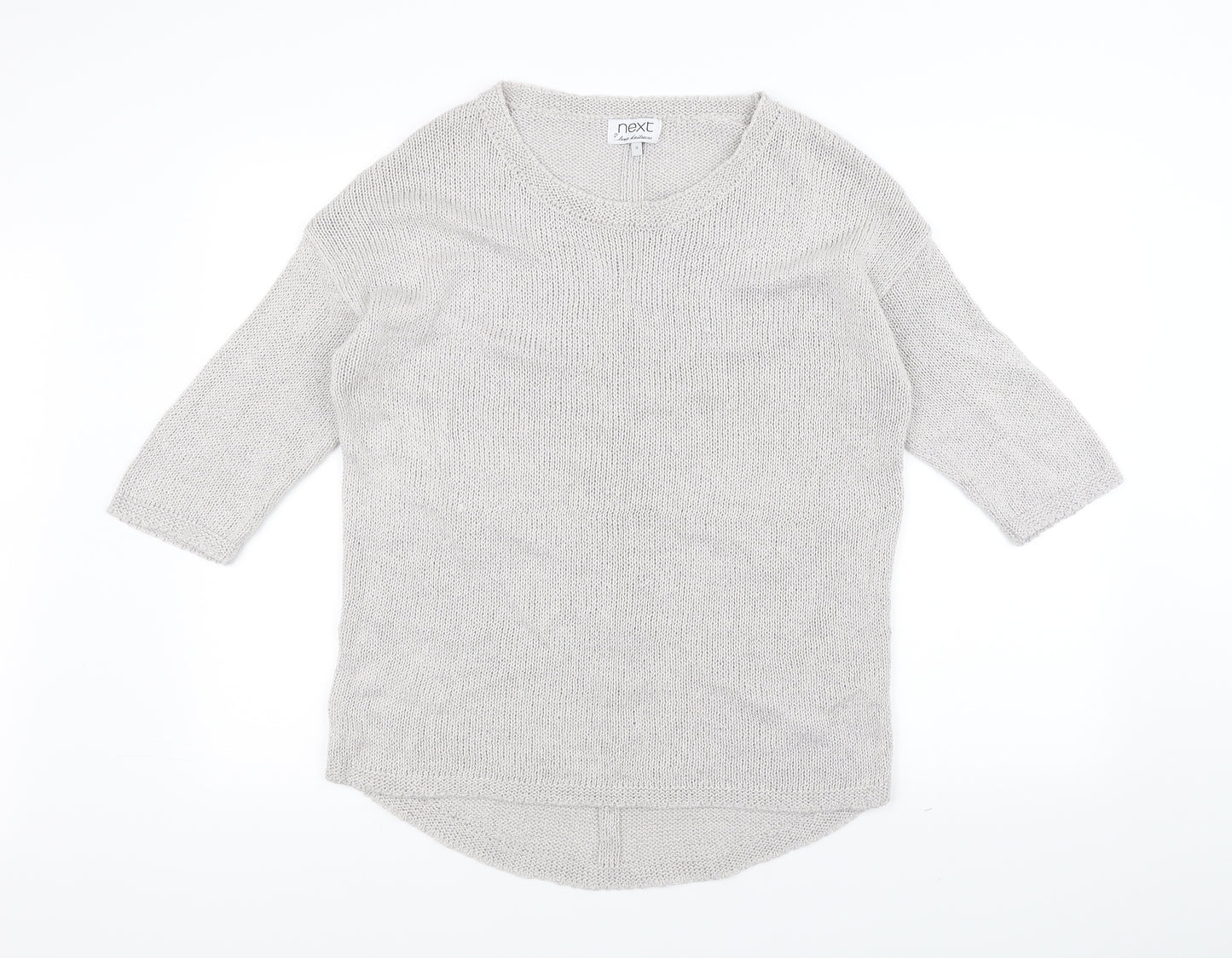 NEXT Womens White  Knit Pullover Jumper Size 10
