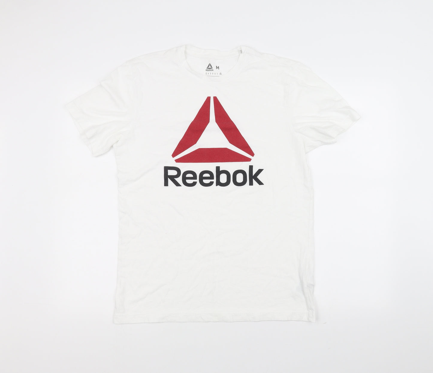 Reebok Mens White    T-Shirt Size M