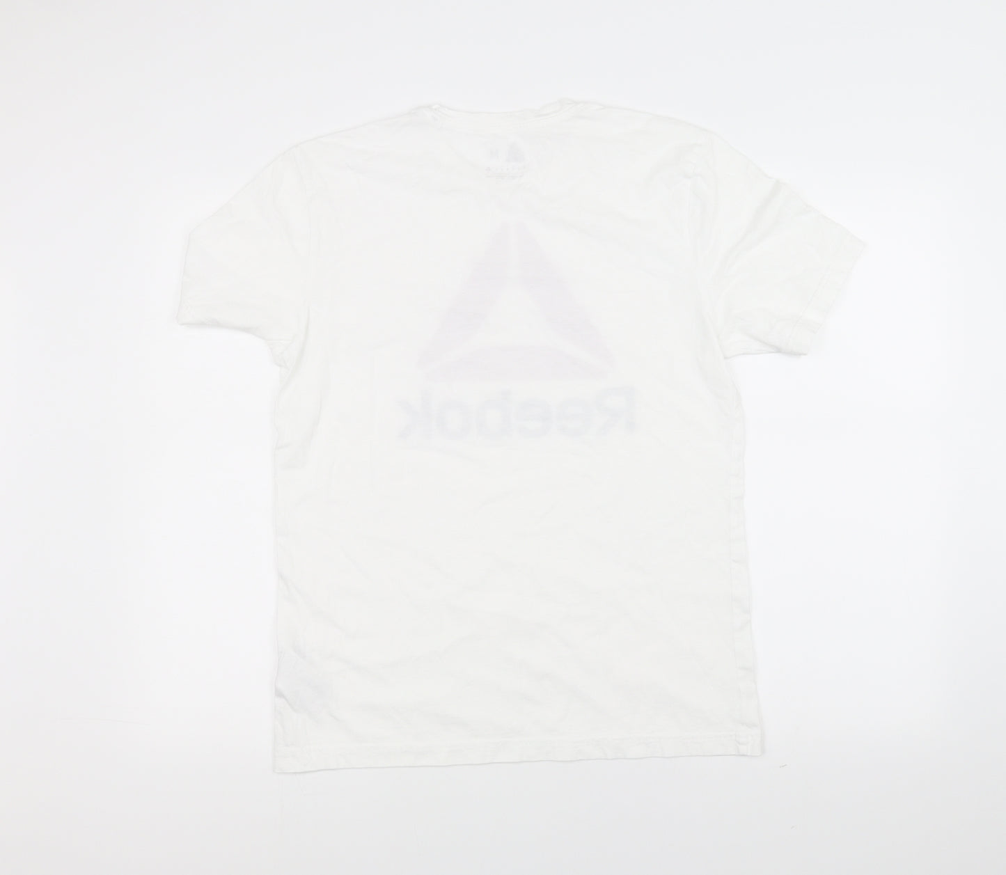 Reebok Mens White    T-Shirt Size M