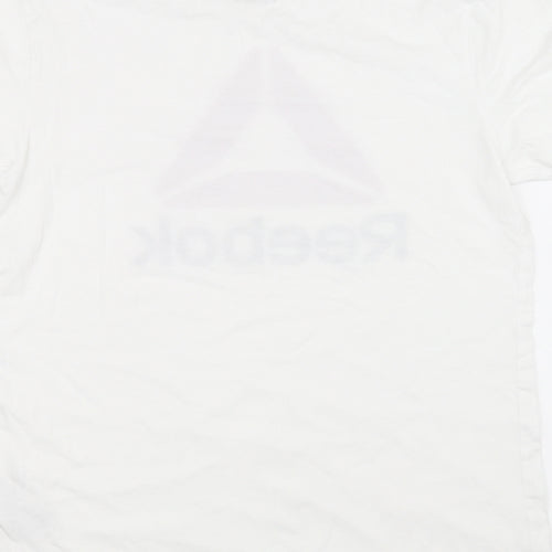 Reebok Mens White    T-Shirt Size M
