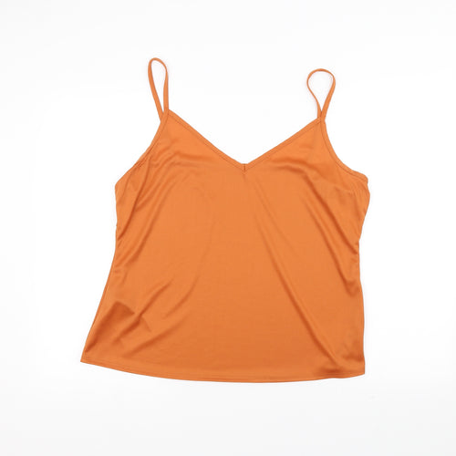 Wallis Womens Orange   Basic T-Shirt Size 18