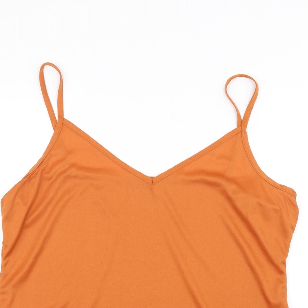 Wallis Womens Orange   Basic T-Shirt Size 18