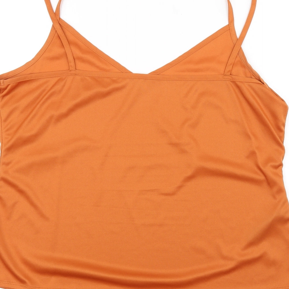 Wallis Womens Orange   Basic T-Shirt Size 18