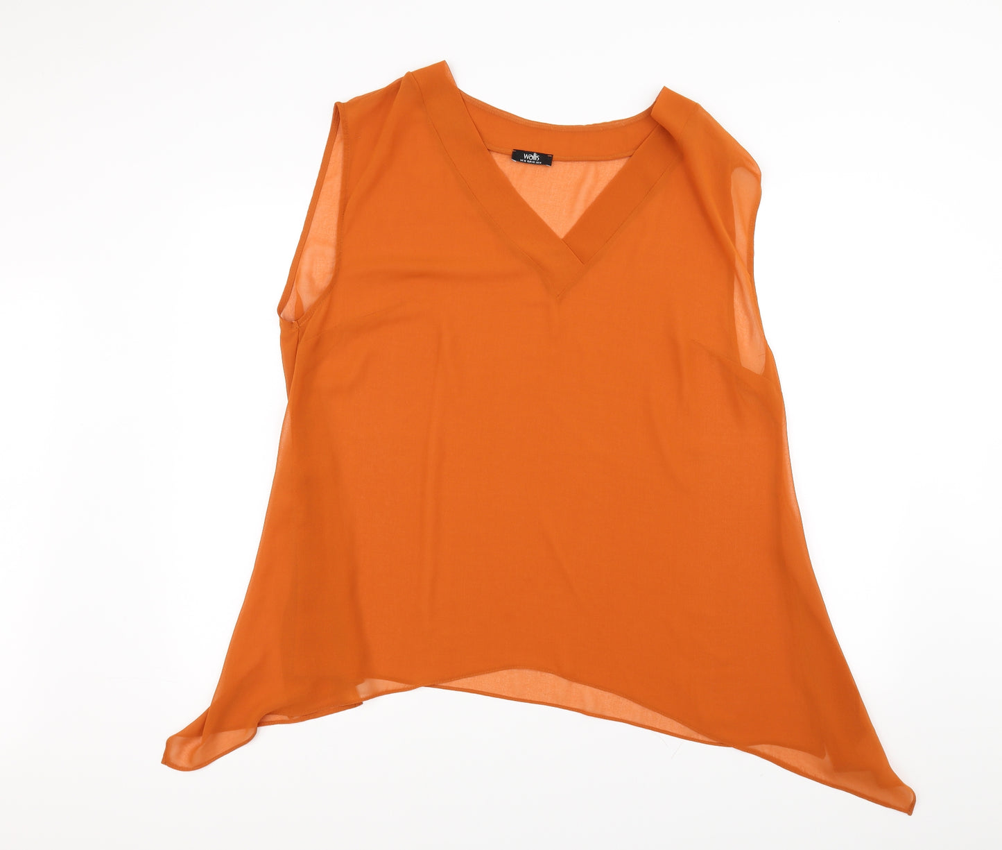 Wallis Womens Brown   Basic T-Shirt Size 18