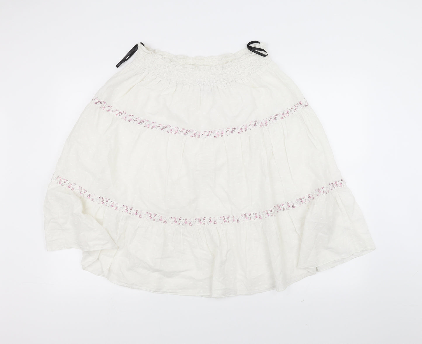 Papaya Womens White   A-Line Skirt Size 16