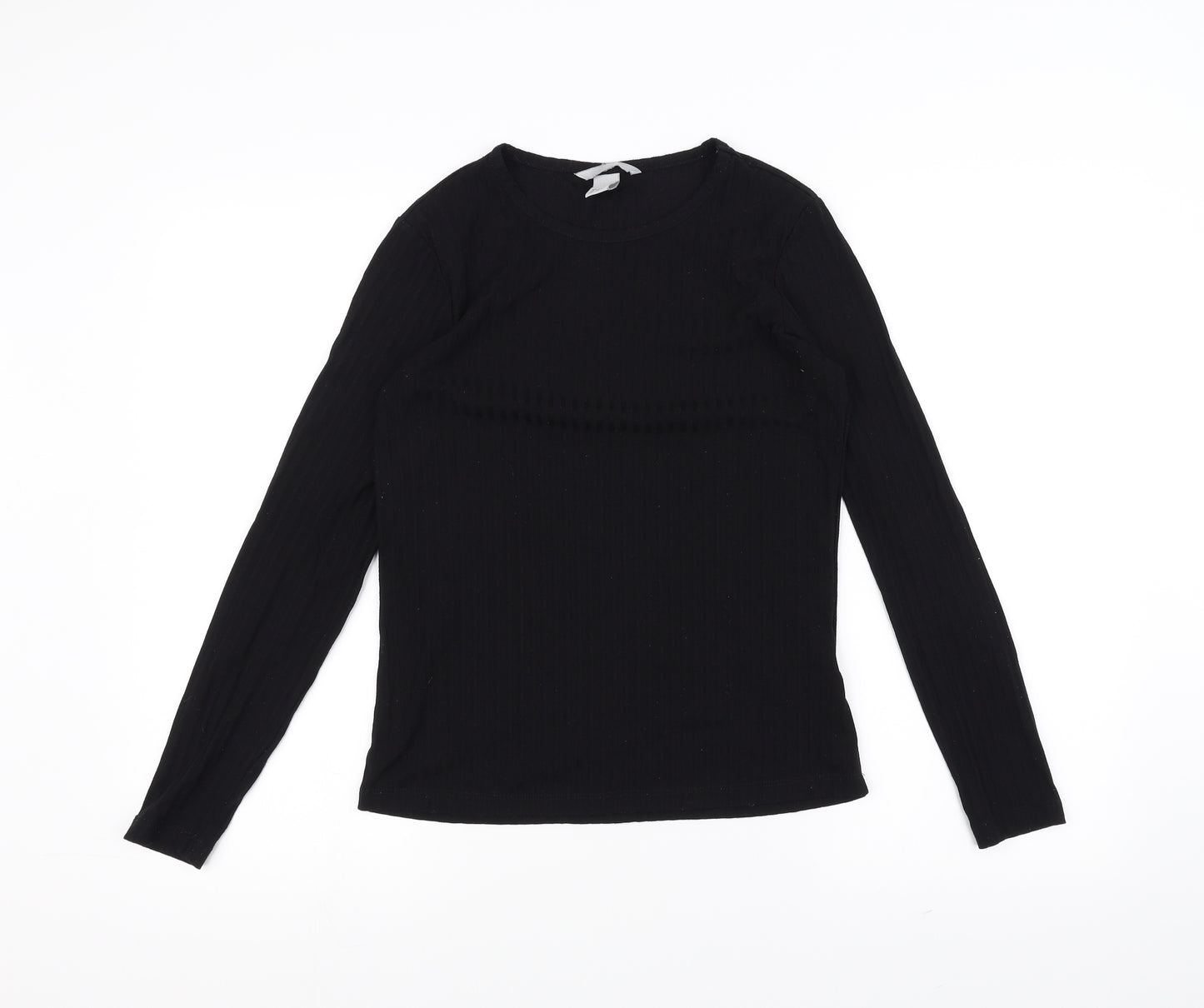 H&M Womens Black   Basic T-Shirt Size S