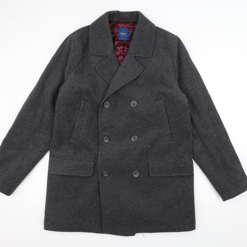 Cotton Traders Womens Grey   Overcoat Coat Size M
