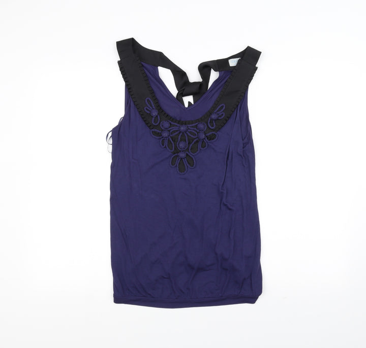 Oasis Womens Blue A-Line Size 12