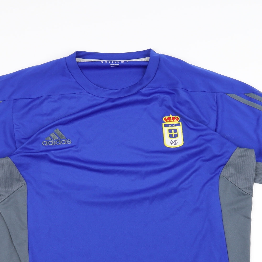 adidas Mens Blue    T-Shirt Size M