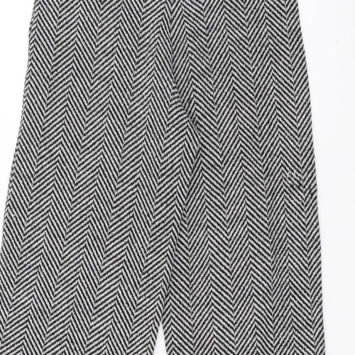 Zara Womens Black Striped  Trousers  Size S L21 in