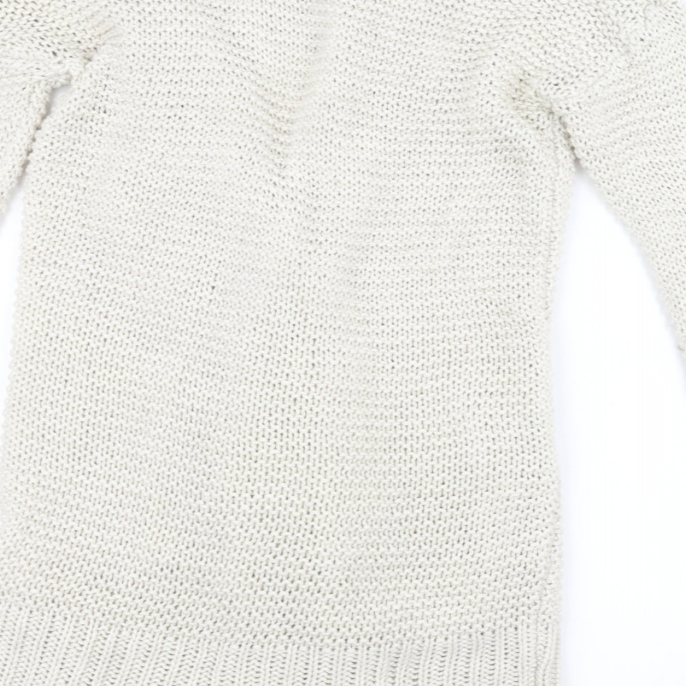 Preworn Womens White   Jacket Coatigan Size XS