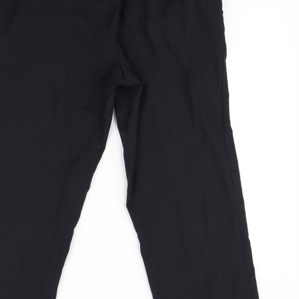 Preworn Mens Black   Dress Pants Trousers Size 36 in L30 in