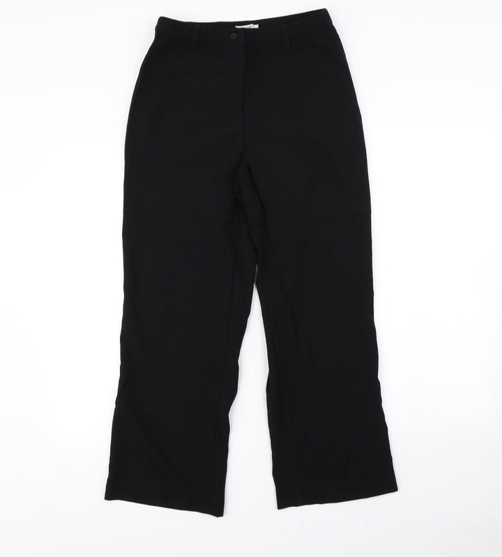 Damart Womens Black Dress Pants Trousers Size 10 L28 in