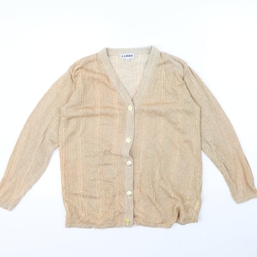 XXI Womens Beige   Cardigan Jumper Size S