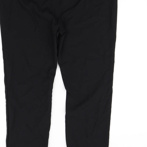 Preworn Womens Black   Trousers  Size 16 L30 in