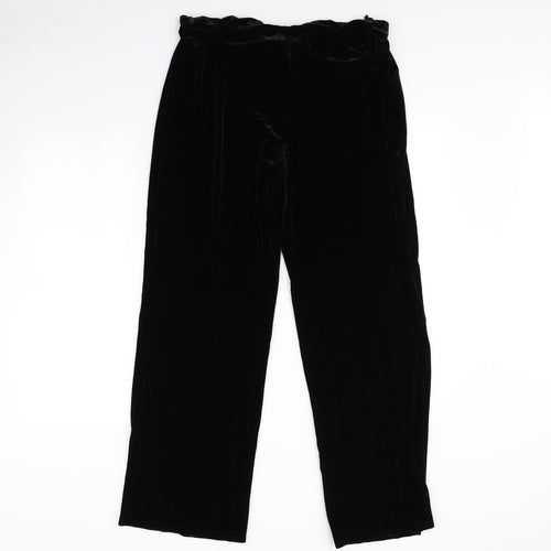 M&S Womens Black   Trousers  Size 18 L30 in