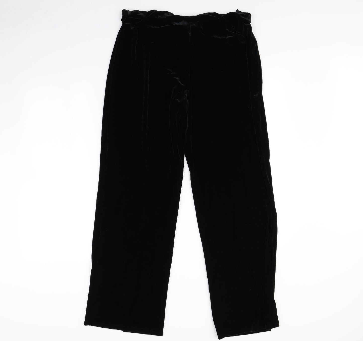 M&S Womens Black   Trousers  Size 18 L30 in