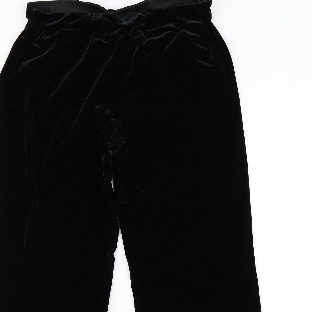 M&S Womens Black   Trousers  Size 18 L30 in