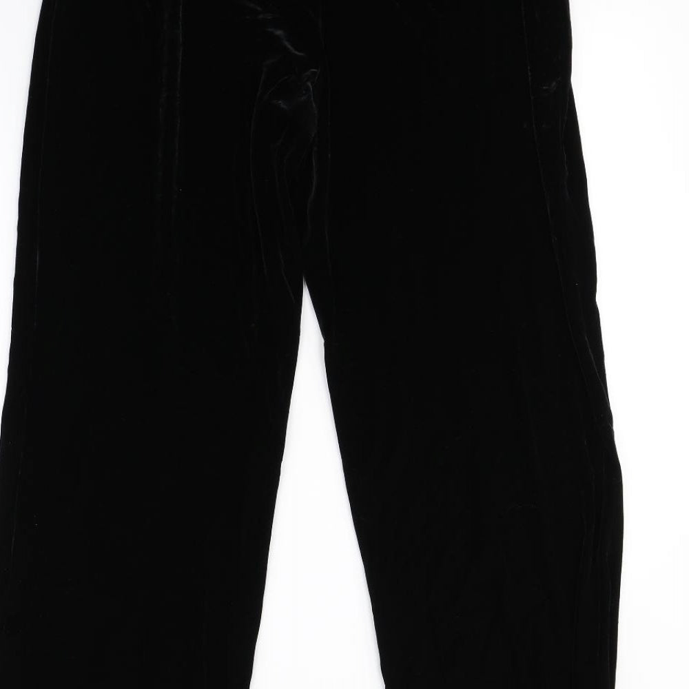 M&S Womens Black   Trousers  Size 18 L30 in