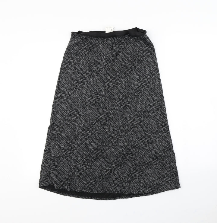 Preworn Womens Grey   Flare Skirt Size 12