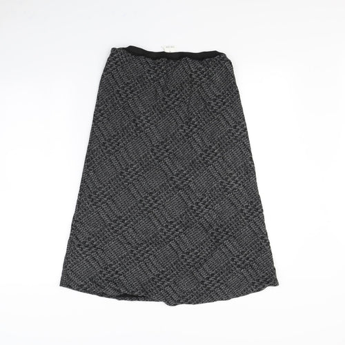 Preworn Womens Grey   Flare Skirt Size 12