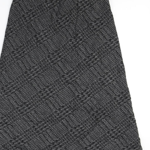 Preworn Womens Grey   Flare Skirt Size 12