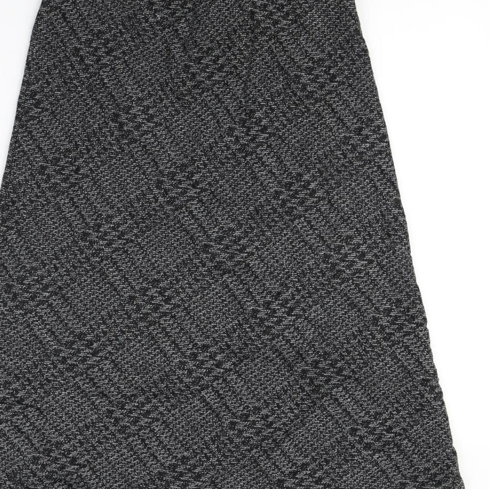 Preworn Womens Grey   Flare Skirt Size 12