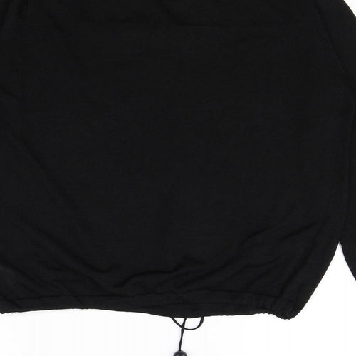 Moto Womens Black   Pullover Jumper Size S
