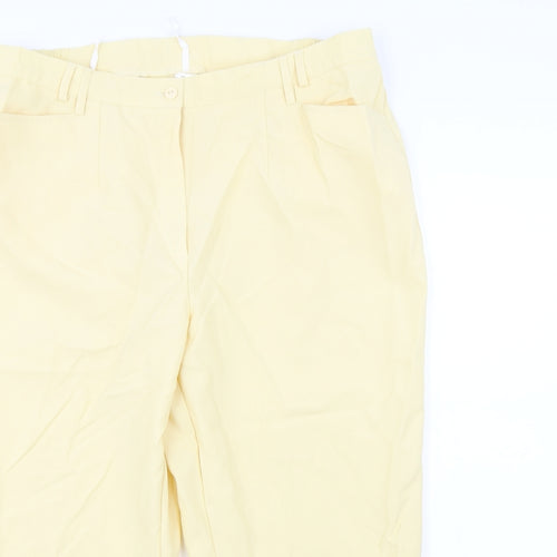 Preworn Womens Yellow   Trousers  Size 38 L21 in