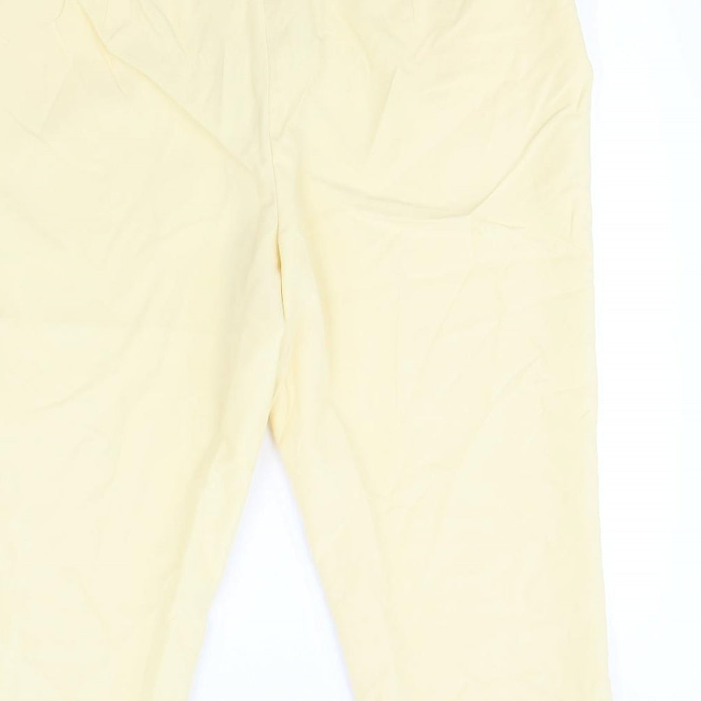 Preworn Womens Yellow   Trousers  Size 38 L21 in