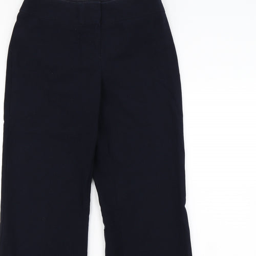 M&s Womens Blue   Dress Pants Trousers Size 8 L30 in