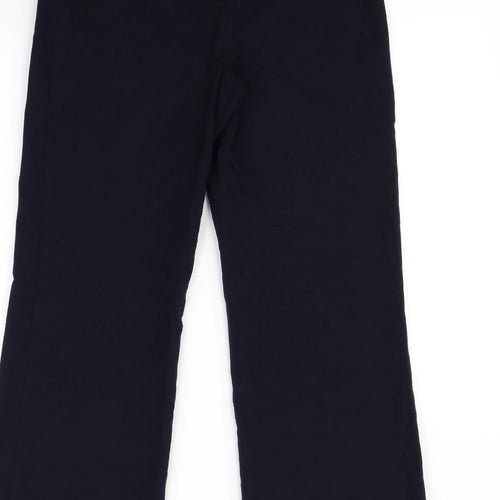M&s Womens Blue   Dress Pants Trousers Size 8 L30 in