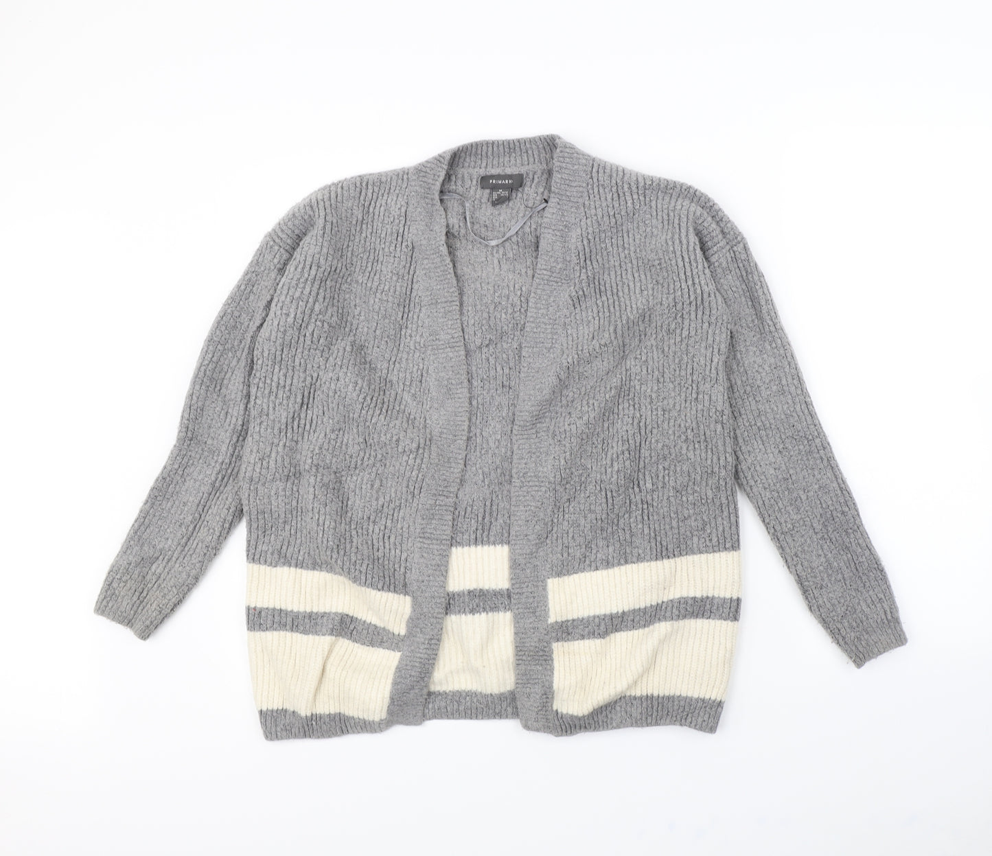 Primark Womens Grey   Cardigan Jumper Size M