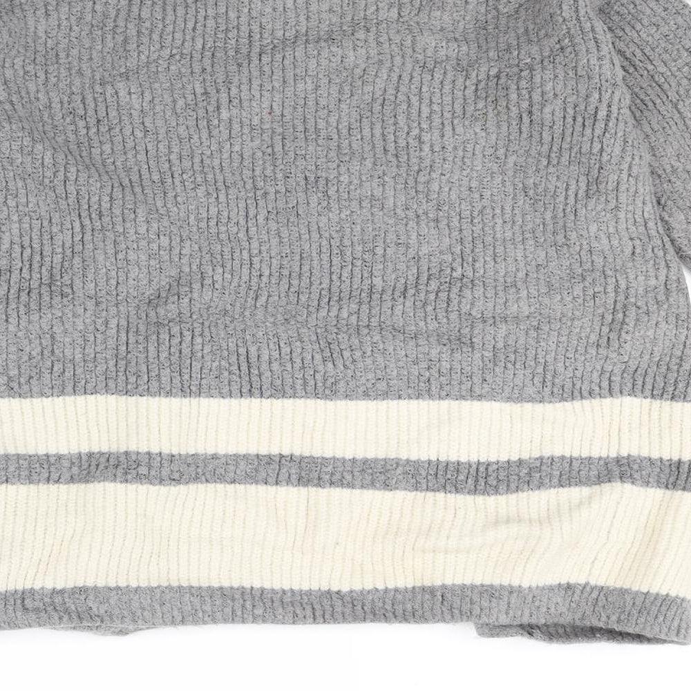 Primark Womens Grey   Cardigan Jumper Size M