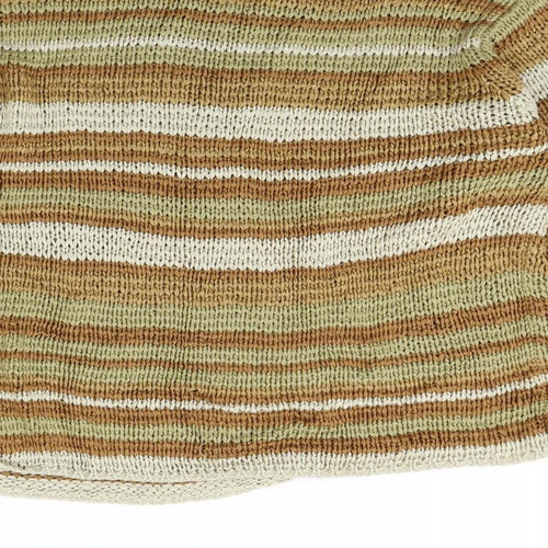m&S Womens Multicoloured Striped  Pullover Jumper Size 16