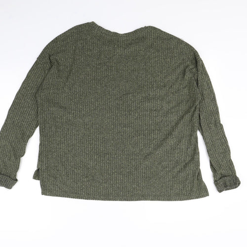 Primark Womens Green   Pullover Jumper Size L