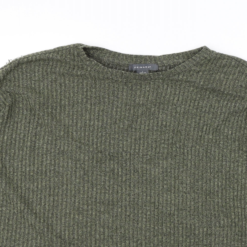 Primark Womens Green   Pullover Jumper Size L