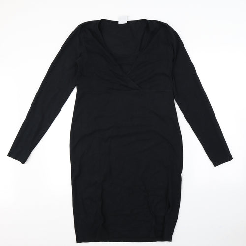 ML Womens Black   Bodycon  Size L