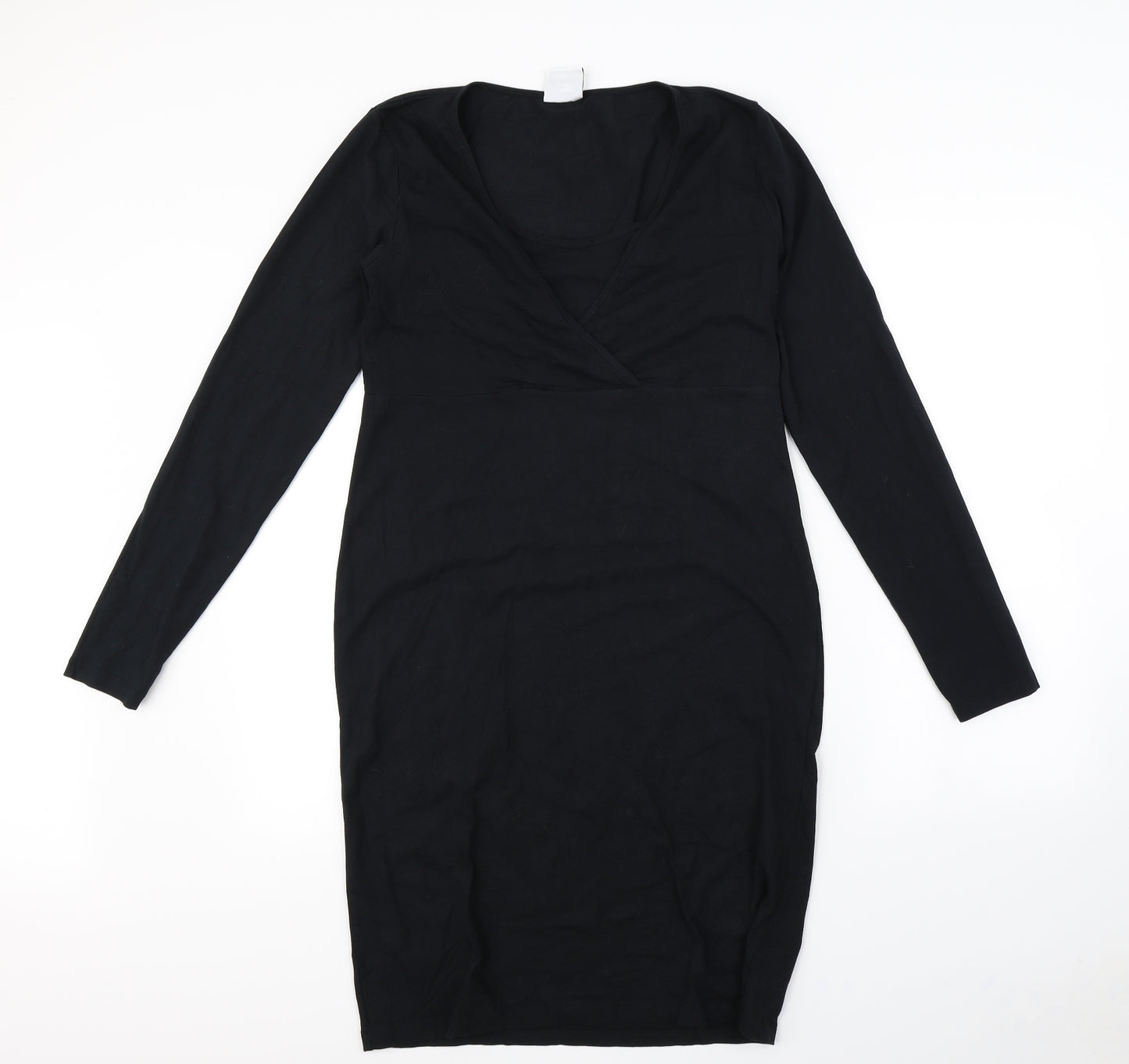 ML Womens Black   Bodycon  Size L