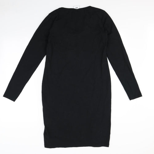 ML Womens Black   Bodycon  Size L