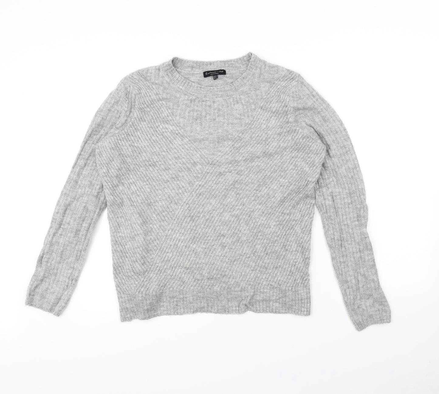 F&F Womens Grey   Pullover Jumper Size 12