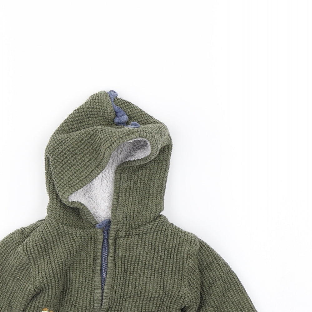 Nutmeg Boys Green   Jacket  Size 2 Years  - DInosaur