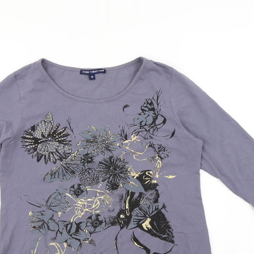 Store Twenty One Womens Blue   Basic T-Shirt Size 12