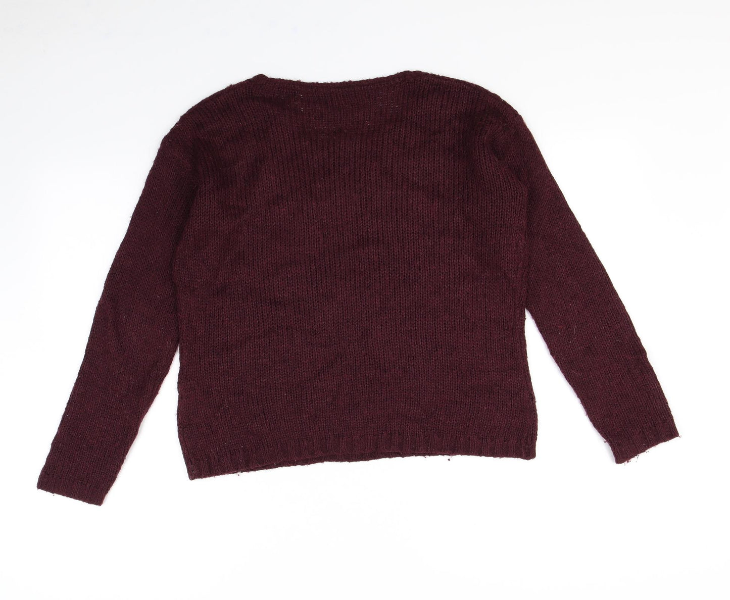 Select Womens Red   Pullover Jumper Size 8